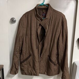 UNTUCKit Men's Dark Brown Shirt Jacket
